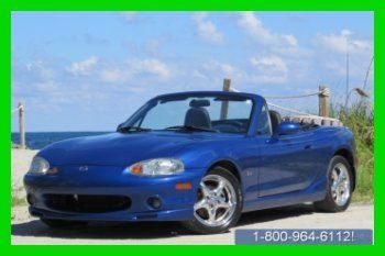 1999 mazda miata 10th anniversary convertible 31k orig miles! 6spd! no reserve!