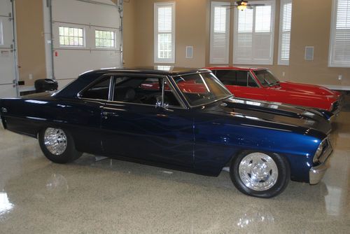 '66 Blue Nova, Pro Touring, Pro Street, Resto Mod, US $45,000.00, image 2