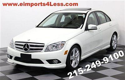 No reserve auction buy now $24,891 -or- bid to own now 2010 c300 awd sport white