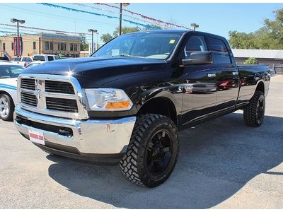 6.7l diesel slt 4x4 8ft bed leveling kit off road tires black rims cd mp3 sirius