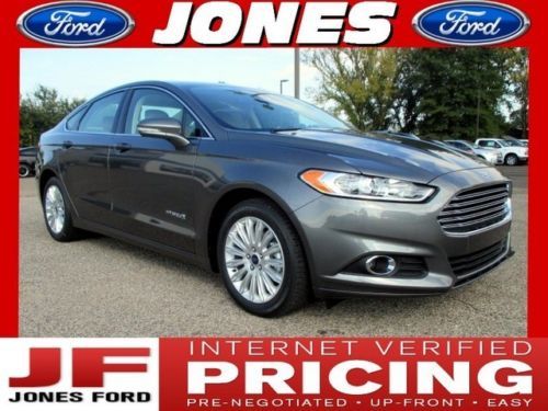 New 2014 ford fusion se hybrid msrp $33175 sterling gray metallic