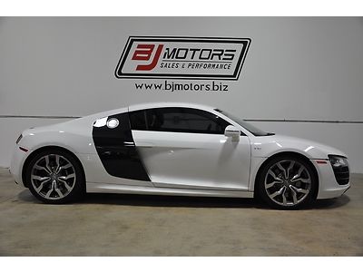 2010 audi r8 5.2l v10 ibis white carbon great car