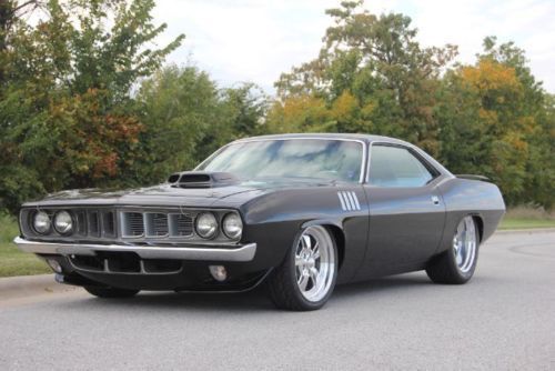 1971 plymouth hemi cuda restomod, pro touring, hemi, 785 hp