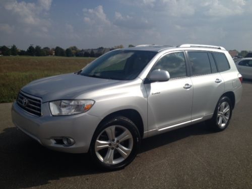 2008 toyota highlander limited, 4wd, v6, loaded