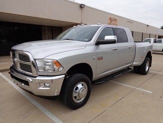 2011 dodge ram 3500 laramie mega cab dually-diesel-4x4-navigation-dvd-moonroof
