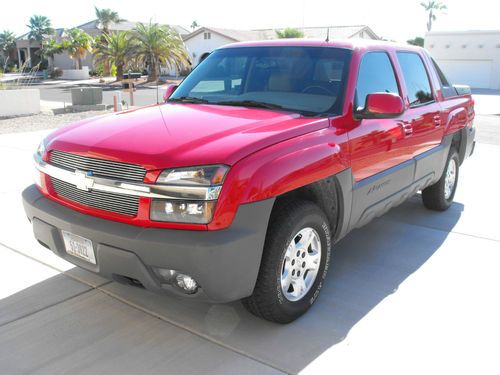 2002 chevrolet avalanche 4x4 1500 z71 crew cab pickup