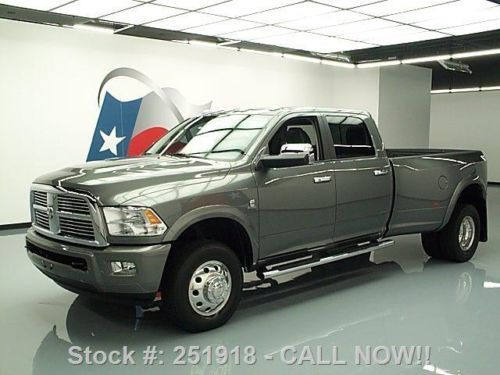 2012 ram 3500 laramie ltd diesel drw 4x4 sunroof 36k mi texas direct auto