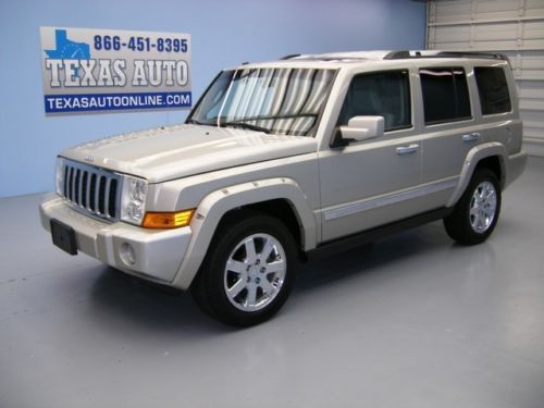 We finance!!!  2009 jeep commander overland hemi roof nav tv leather texas auto