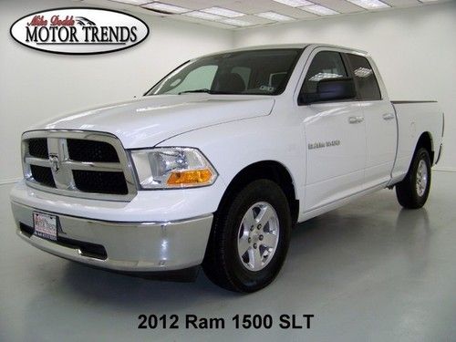 2012 dodge ram 1500 quad cab slt 4.7 v8 bedliner cruise media input 41k