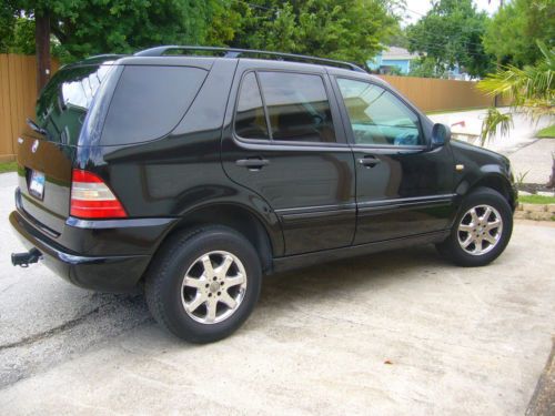 1999 mercedes-benz ml430 suv 4-door awd black no-reserve!