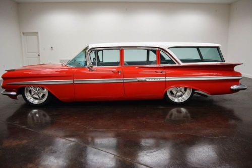 1959 chevrolet nomad wagon air ride custom wheels v8 must see rare car