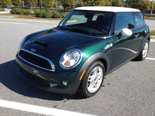 2010 mini cooper s hardtop british racing green manual one owner adult driven