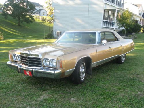 1974 chrysler new yorker brougham hardtop 4-door 7.2l 440 v8,