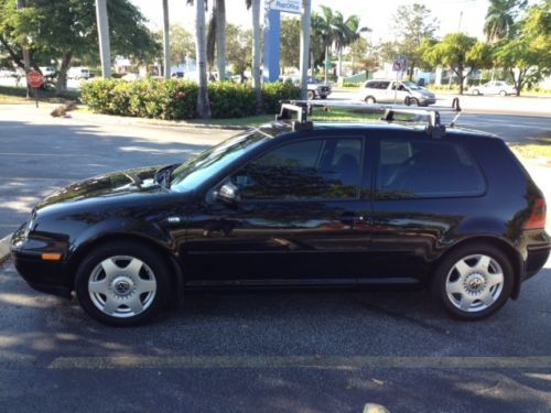 2000 golf tdi 2dr 5spd blk on blk