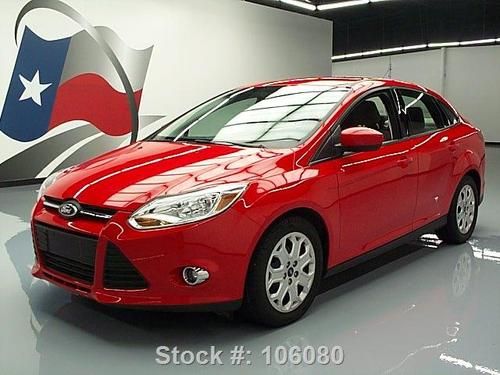 2012 ford focus se sedan automatic cd audio only 36k mi texas direct auto