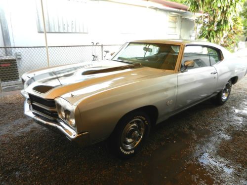 Genuine 1970 chevy chevelle ss 396 big block 4 speed,p steering,p brakes,no resv