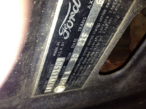 BARN FIND 2DR HARDTOP GALAXIE FAIRLANE 500 COUPE V-8 AUTO RESTORATION PROJECT, image 38