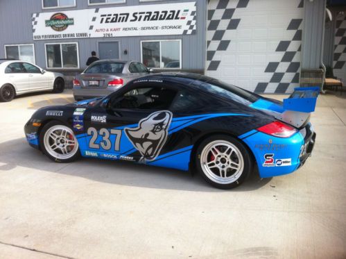 2012 porsche cayman interseries race car; like-new condition