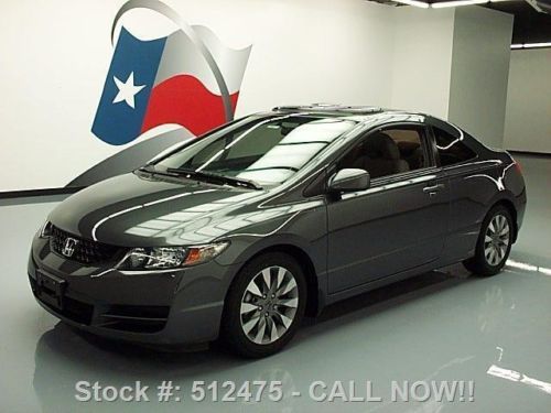 2010 honda civic ex coupe automatic sunroof spoiler 33k texas direct auto