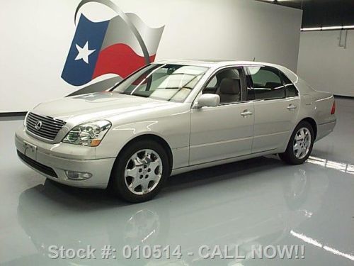 2001 lexus ls430 sunroof htd leather alloy wheels 48k!! texas direct auto