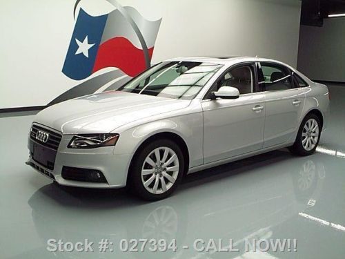 2011 audi a4 2.0t quattro premium plus awd sunroof 30k texas direct auto