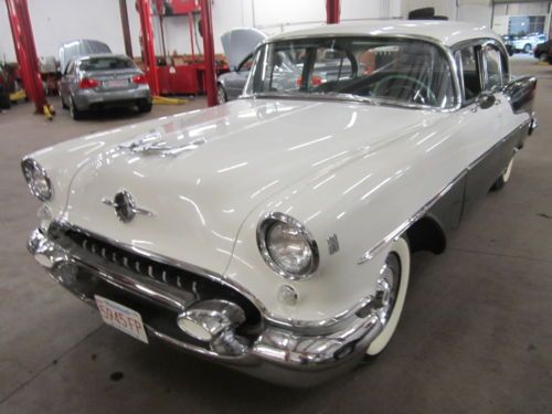 1955 oldsmobile 88 four door sedan eighty-eight all original power options clean