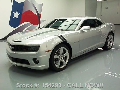 2010 chevy camaro 2ss rs htd leather sunroof 20&#039;s 43k! texas direct auto