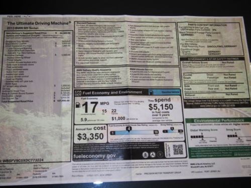 NEW LOADED MANUAL M5 NAVIGATION PREMIUM SPORT EXECUTIVE DRIVER ASSIST, image 3