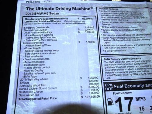 NEW LOADED MANUAL M5 NAVIGATION PREMIUM SPORT EXECUTIVE DRIVER ASSIST, image 4