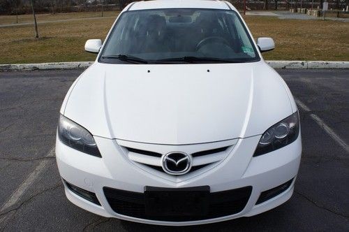 2007 mazda3 mazda 3 s sedan | white | one owner | carfax available