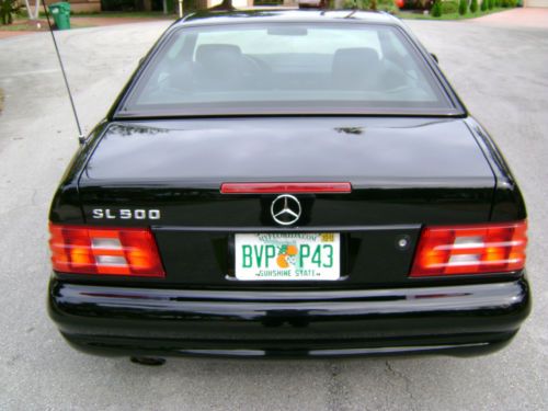 1999 SL 500 Sport Ed.- Rare Blk / Blk - 53k mi - All orig. - Mint Cond - Garaged, image 8