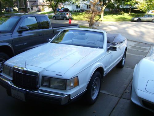 1989 lincoln mark vii convertible