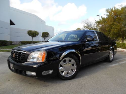 2000 cadillac dts no reserve! 64k miles! loaded! sunroof! htd seats! clean fax!