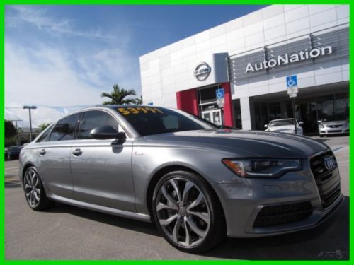 13 gray quattro awd 3.0-t 3l v6 supercharged sedan*navigation *blind spot assist