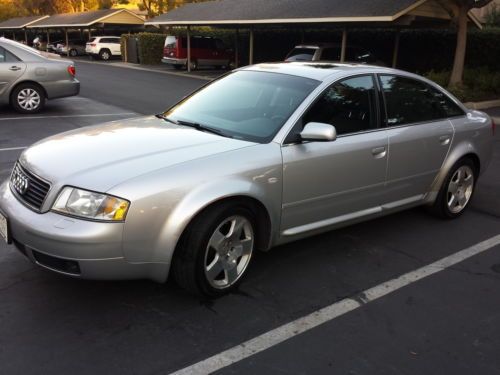2001 audi a6 quattro base sedan 4-door 4.2l low low reserve.