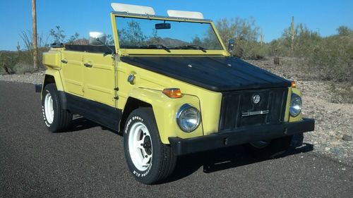 Volkswagen :thing safari 1974 yellow 181