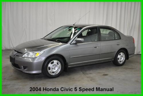 04 honda civic hybrid 5 speed manual one owner no reserve