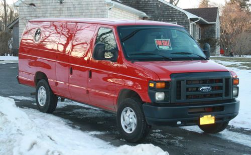 2012 ford e-250 extended cargo van 12,450 miles flex fuel