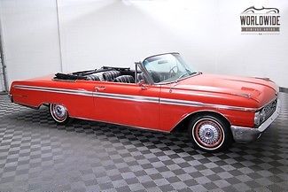 1962 ford galaxie 500xl convertible! extremely rare! 352 v8! restored!