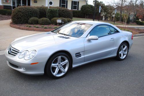 2004 mercedes-benz sl500 only 15k miles!! 1 owner perfect!!! trades?? silver