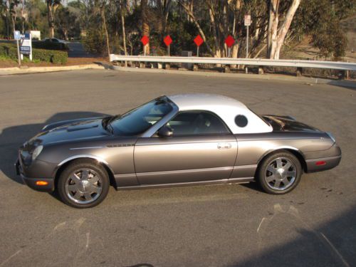 Two tone interior, two tops, california bird! accident free.