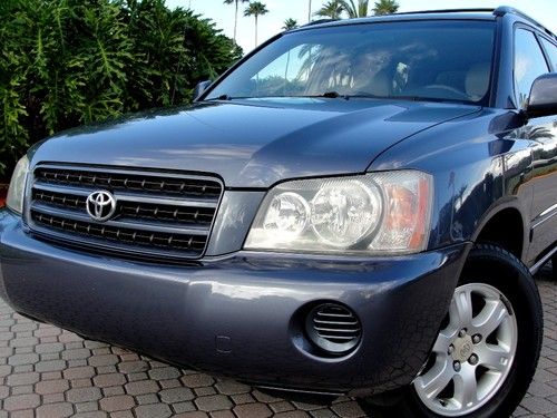 2003 toyota highlander 2.4l only 94k miles! 28mpg! 1 fl owner! clean carfax!