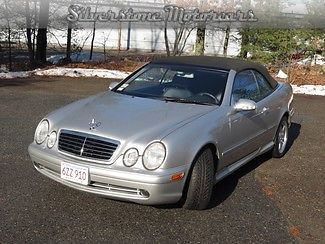 2003 silver 4.3l clk convertible original miles well maintained everything works