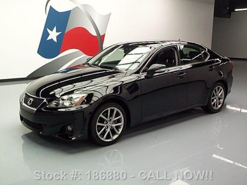 2013 lexus is250 climate seats sunroof paddle shift 7k texas direct auto