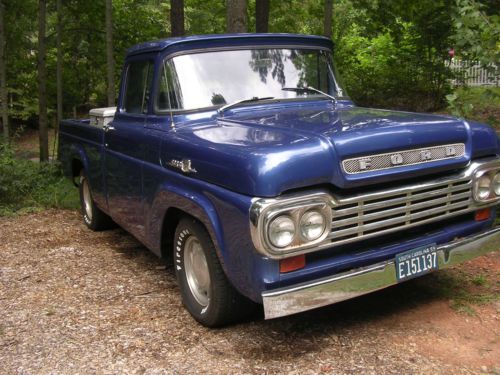 Stock 59 ford pick-up ready to roll