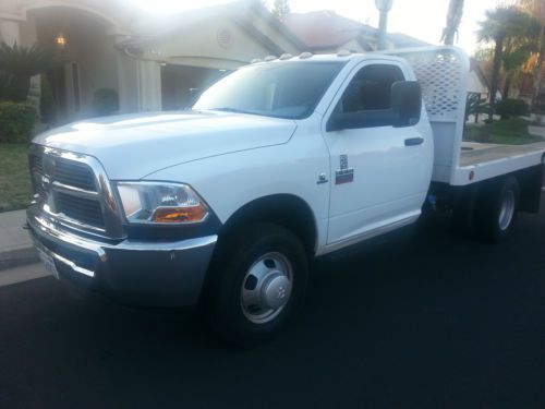 2011 dodge ram 3500 4x4 commercial flatbed truck
