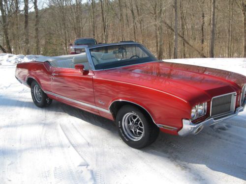 1971 oldsmobile cutlass convertible not a 422