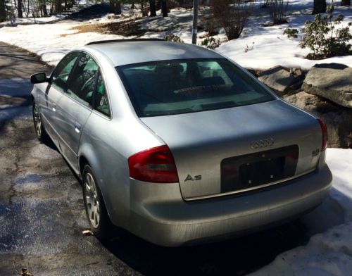 1999 audi a6 base sedan 4-door 2.8l *no reserve- salvage*