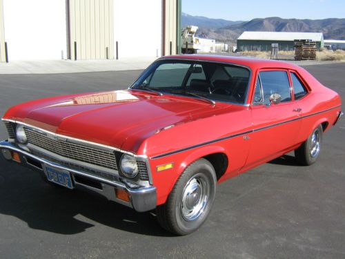 1972 72 71 70 nova 55k orig mi calif survivor no rust disc brakes ps garaged