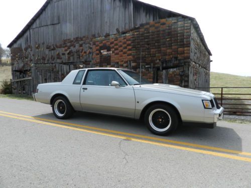 1987 buick t type no reserve regal turbo / grand national / gnx rare show 3.8